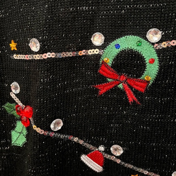 Karen Scott Christmas Sweater - Picture 2 of 9